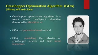Grasshopper optimization algorithm | PPT