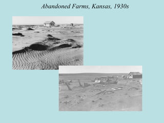 Abandoned Farms, Kansas, 1930s
 
