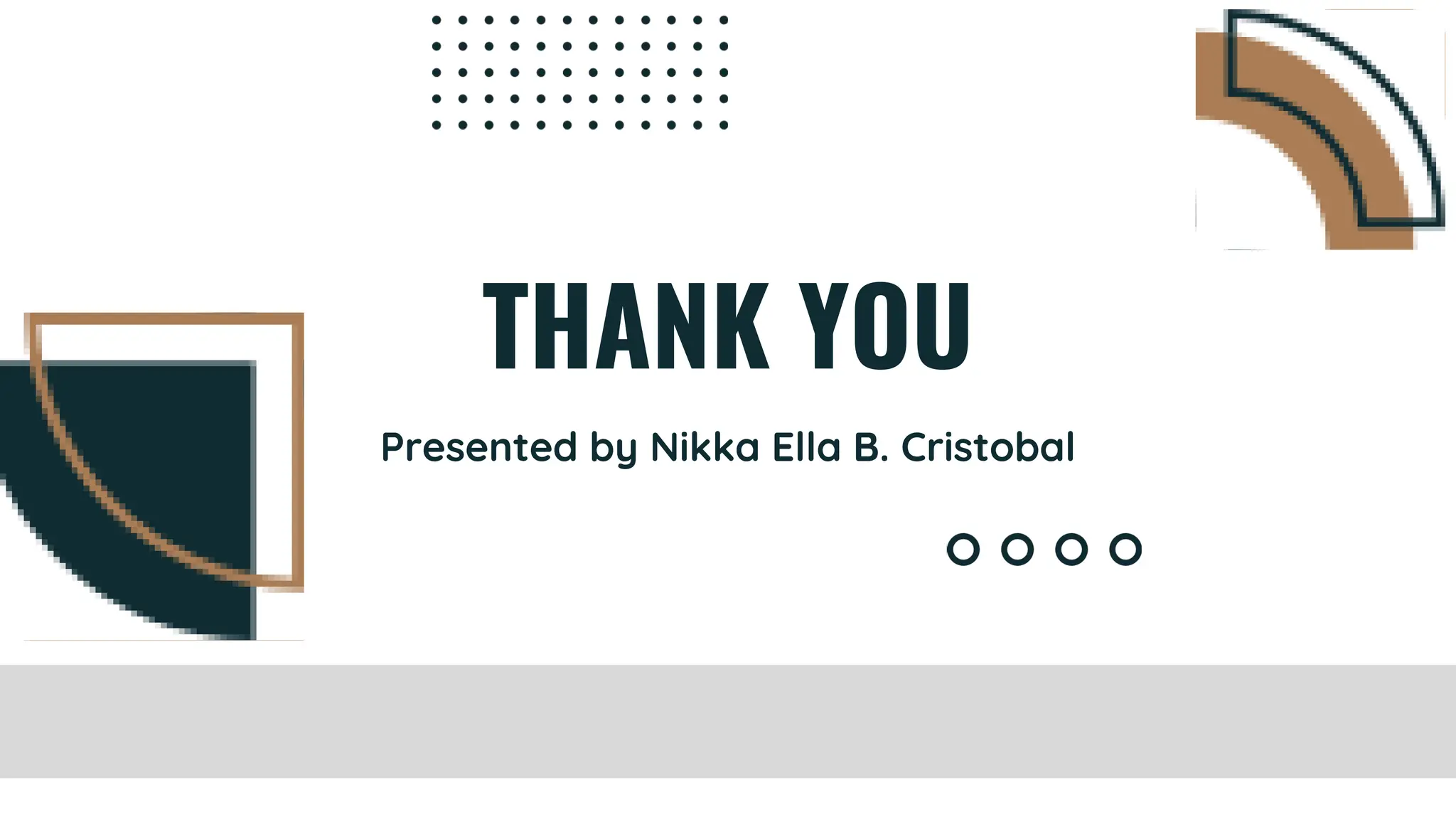 THANK YOU
Presented by Nikka Ella B. Cristobal
 