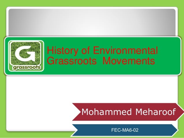 History Of Environmental Grassroots Movement History Of Environmental Grassroots Movement