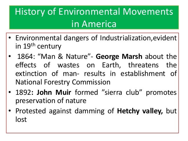 History Of Environmental Grassroots Movement