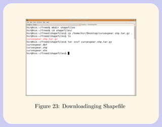 Figure 23: Downloadinging Shapeﬁle