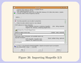 Figure 26: Importing Shapeﬁle 3/3
