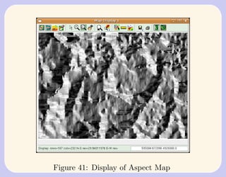 Figure 41: Display of Aspect Map