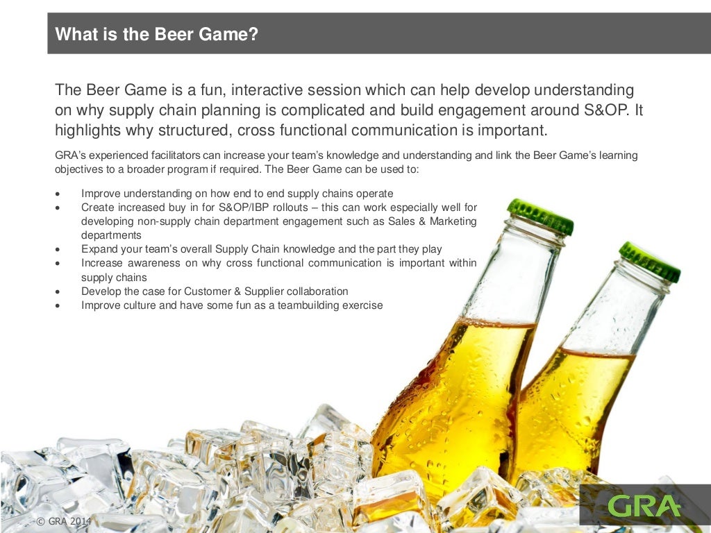 Gra supply chain beer game
