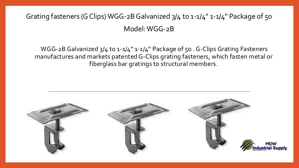 Grating G Clips mdwindustrialsupply
