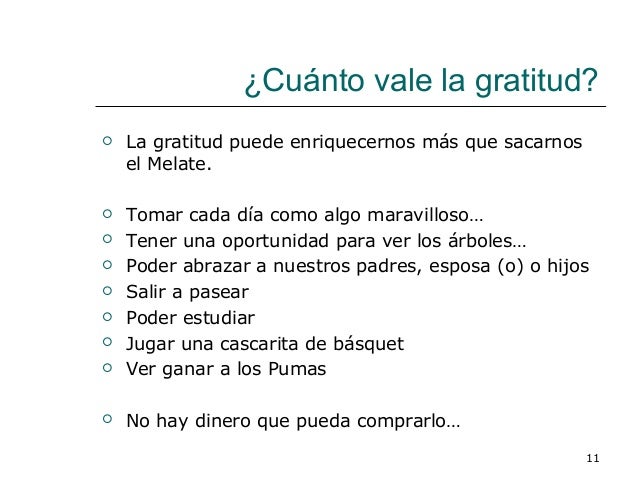 Gratitud