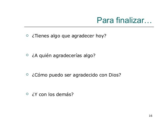 Gratitud