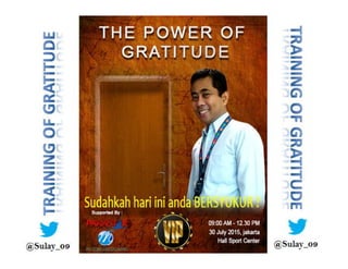 The Power Of Gratitude