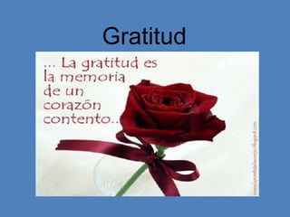 Gratitud
