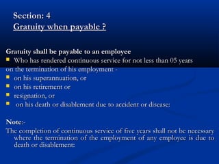 Gratuity act | PPT