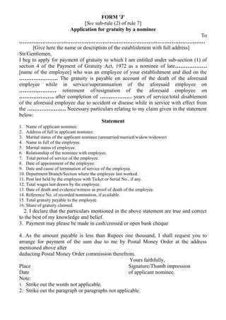 Gratuity Form Ii.pdf Gratuity forms | DOC