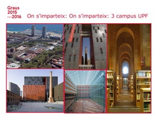 On s’imparteix: On s’imparteix: 3 campus UPF
 