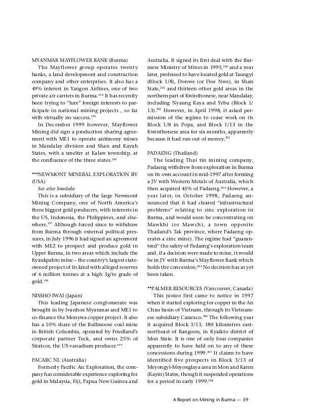 Grave Diggers A Report On Mining In Burma By Roger Moody Grave Diggers A Report On Mining In Burma By Roger Moody