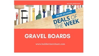 Gravel boards buildermerchant.com
