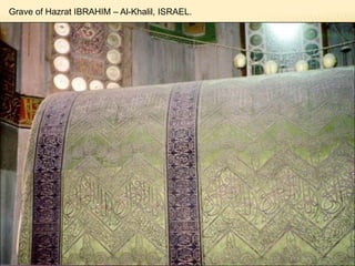 The Messenger of Allah (sallallahu alaihi wa-sallam) has warned his nation from taking graves as places of worship: “...Beware that those before you took the graves of their Prophets as places of worship. Do not take graves as places of worship, for verily I forbid you to do so.”[ Saheeh Muslim (Eng. trans.) vol.1, p.269, no.1083] He (sallallahu alaihi wa-sallam) also said: “The most evil of mankind are those who will be alive when the Last Day arrives and those who take graves as places of worship.”[Musnad Ahmad Ibn Hambal (al-Fitan wal-Ashrat as-Sa’aat – the trials and signs of the Hour). See Ahkaamul-Janaa’iz, p.278]