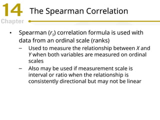 Chapter 14 Correlation and Regression (Introduction to Statistics) | PPTX