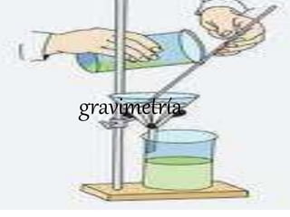 gravimetría
 