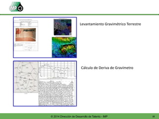 22© 2014 Dirección de Desarrollo de Talento - IMP
Levantamiento Gravimétrico Terrestre
Cálculo de Deriva de Gravímetro
 