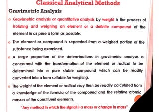 gravimetric analysis.    Biochemistry .pdf