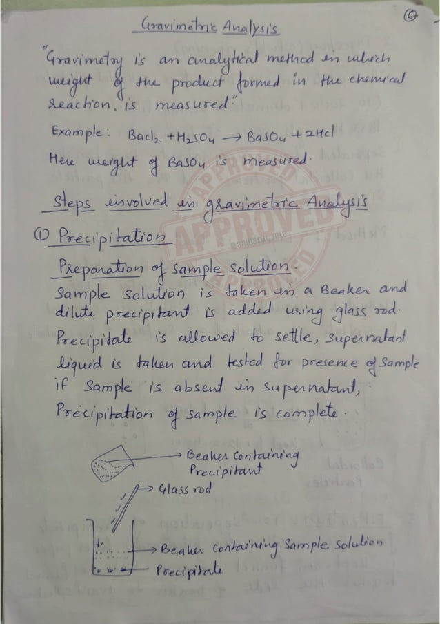 Gravimetric titration Pharmaceutical analysis PDF