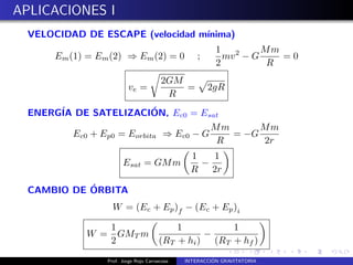 Ec0 R teoria de la gravitacion universal de bachillerato | PDF