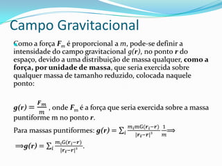 Campo Gravitacional

 