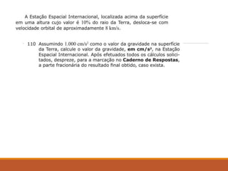 Aula sobre gravitação e Leis de Kepler com aplicações