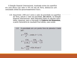Aula sobre gravitação e Leis de Kepler com aplicações