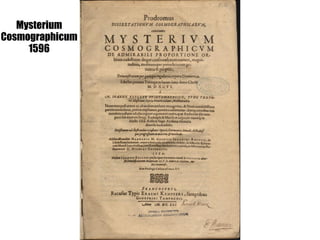 Mysterium
Cosmographicum
     1596
 