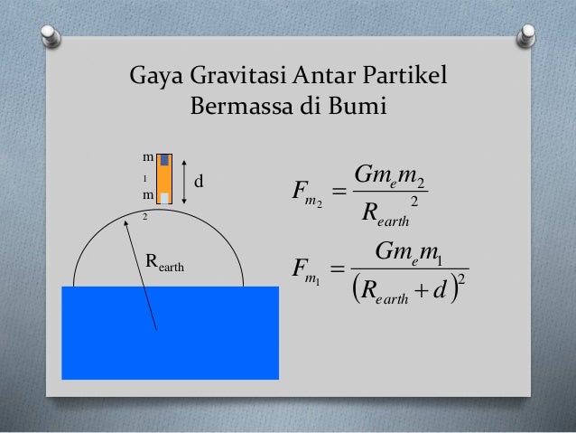 Gravitasi  dan statika fluida