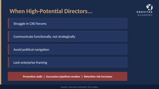 Shift Technical Advisor The Gravitas Shift — From Technical Expert to Strategic Advisor | PPTX