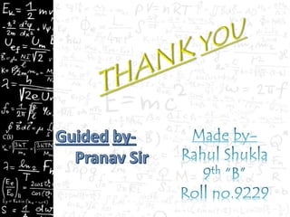 Presentation on gravitation for class 9th  