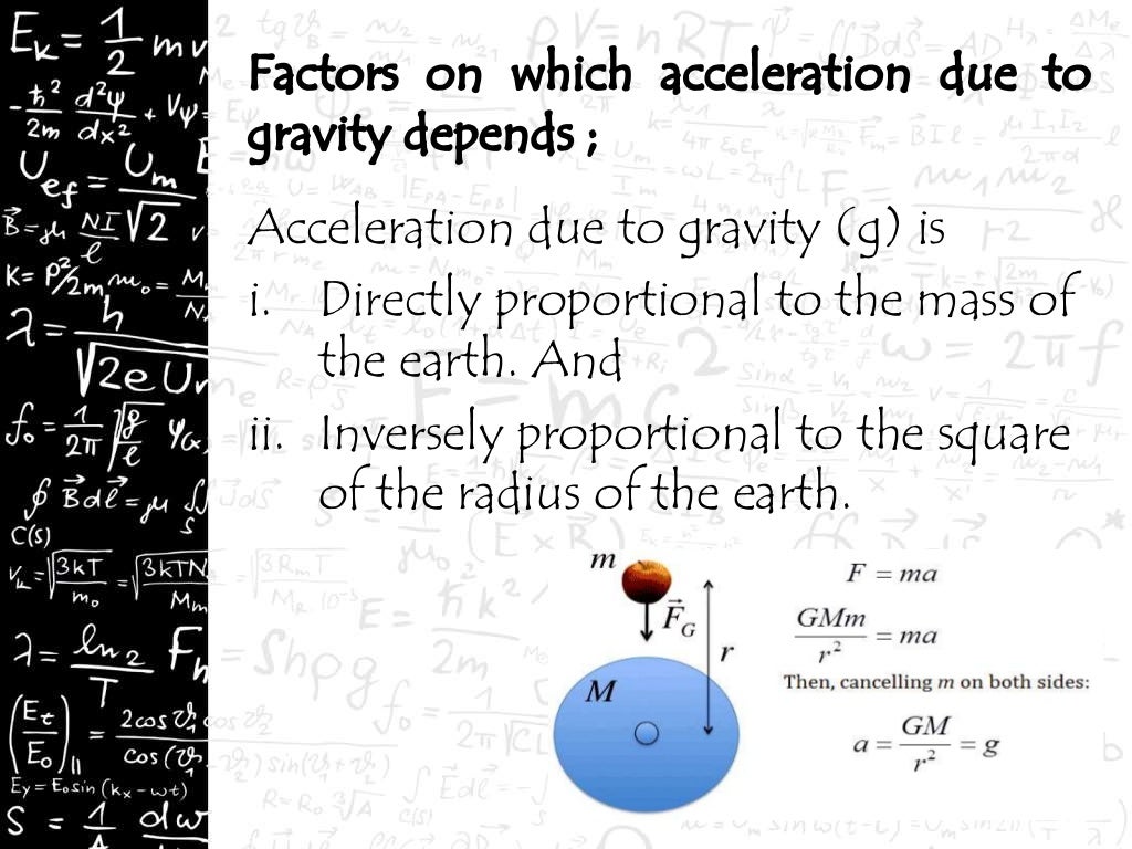 powerpoint presentation on gravitation for class 9