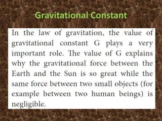 Gravitational Constant
 