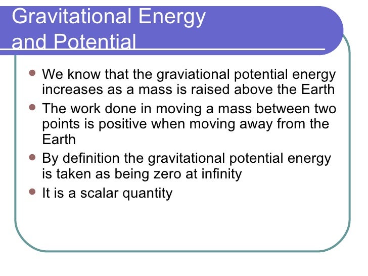 Gravitational Fields Gravitational Fields