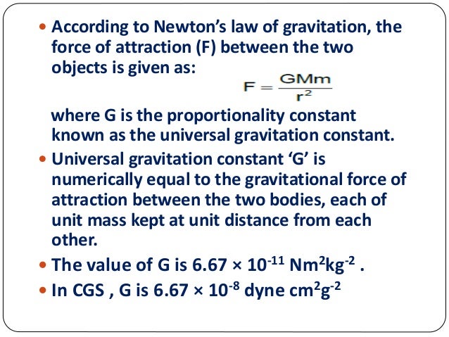 Gravitation Free Fall Variation In G And Keplers Law Lecture Wise