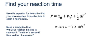 Gravity and Freefal Physics IB programme | PDF