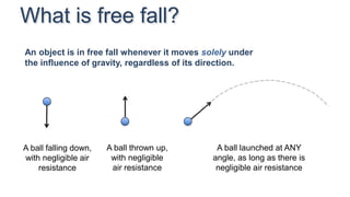 Gravity and Freefal Physics IB programme | PDF