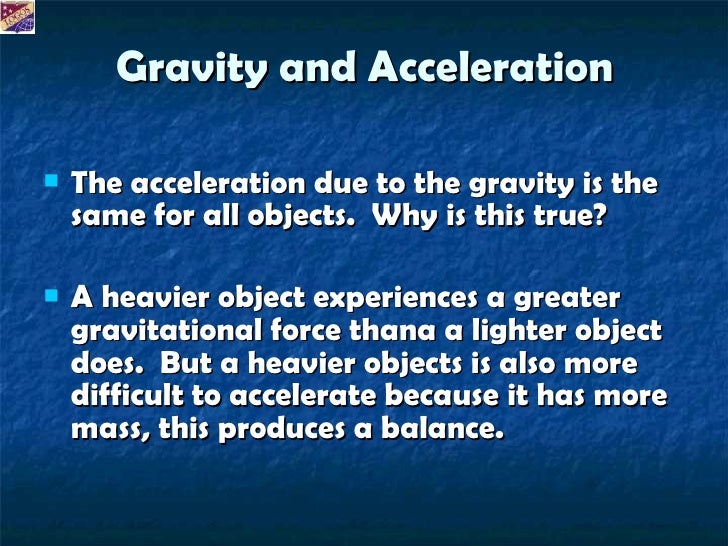 Gravity And Motion
