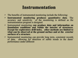 Instrumentation
• The benefits of instrumented monitoring include the following:
• Instrumented monitoring produces quanti...
