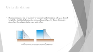 Gravity dam design and the force acting on.pptx gravity dam stability ...
