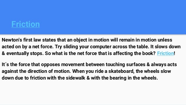 Gravity Friction More Forces In Everyday Life