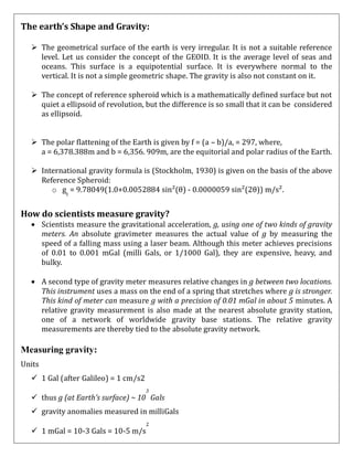 Gravity & magnetic methods in geology | PDF