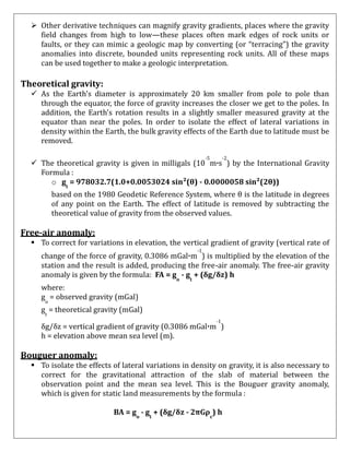 Gravity & magnetic methods in geology | PDF