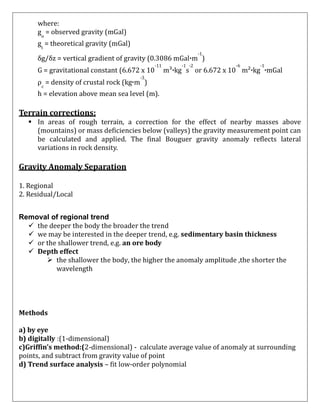 Gravity & magnetic methods in geology | PDF