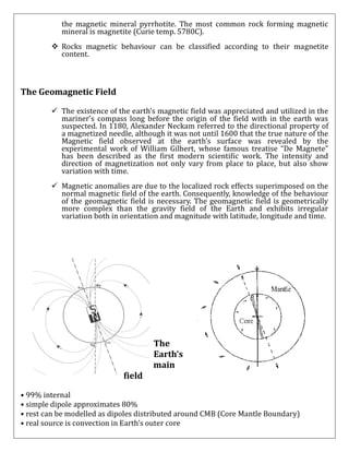 Gravity & magnetic methods in geology | PDF