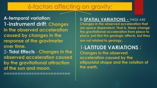Gravity method | PDF