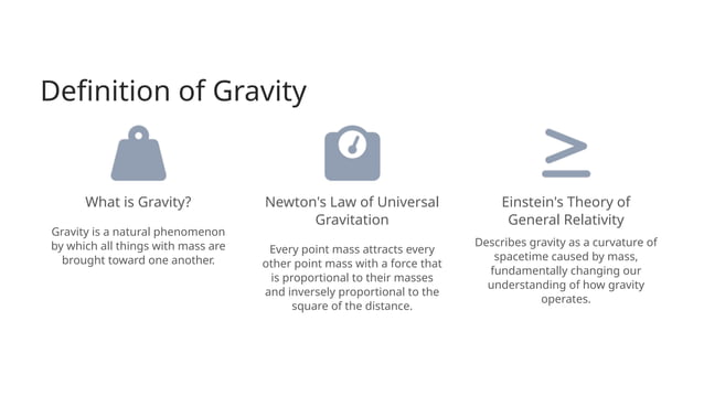 Gravity Presentation A Fundamental Force Pptx