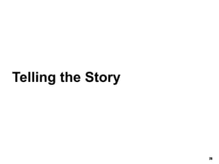 Telling the Story
26
 